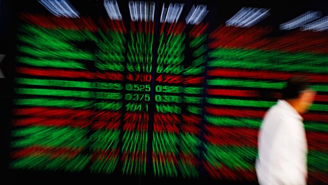 SYDNEY, AUSTRALIA - NewsWire Photos, October 29 2024. GENERIC. Stocks. Finance. Economy. Stock price ticker of the Australian Stock Exchange, ASX, at their offices on Bridge Street. Picture: NewsWire / Max Mason-Hubers