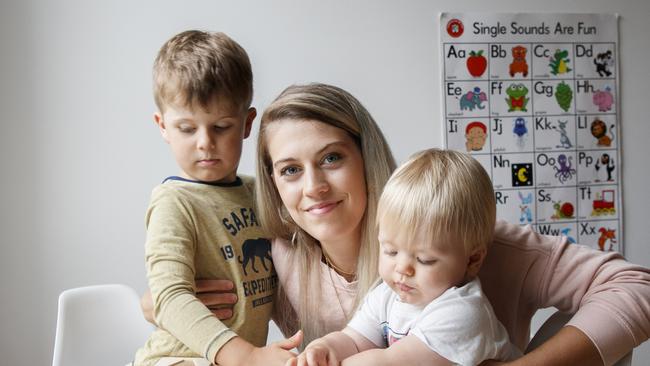 Alisha Williamson with sons, Donny 1, Liam 4 says she won’t be asking permission before taking photos of her sons. She regularly posts photos of them on her account @alishajadewilliamson Photo: Tim Pascoe