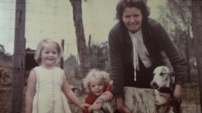 It’s held our family together as a common interest for more than 60 years’: A young  Noelene Holloway (in white dress) as a child with her mother, Joan, and sister, Carole.