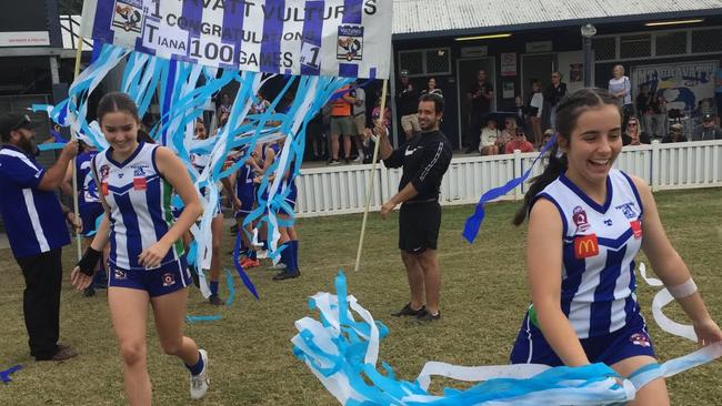 There was a milestone moment for Tiana of Mt Gravatt Jindalee who also kicked the winning goal