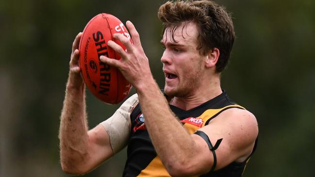 Josh Daniel in action for Heidelberg. Picture: Nathan McNeil