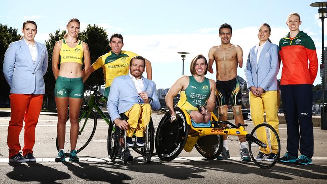 Australia’s paralympic stars were out in force for the squad’s uniform launch.