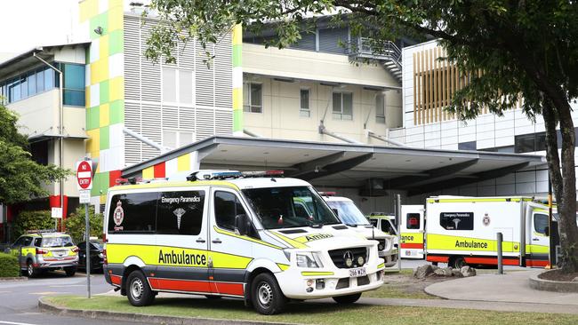 Ramping out the front of the Cairns Hospital emergency department reached an extreme level in 2022. Picture: Peter Carruthers