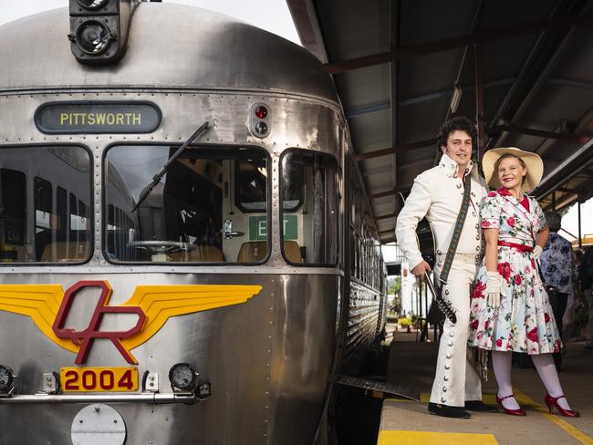 Tourist train group marks new year with ‘50s-themed ride