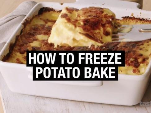 How to freeze potato bake