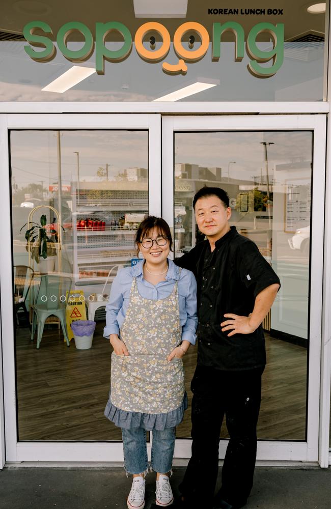 Sopoong's husband and wife team Sean Kim and Yunmi Jang began trading in Vincent Market Place in September 2024. Picture: Kim Rawlins Photography.