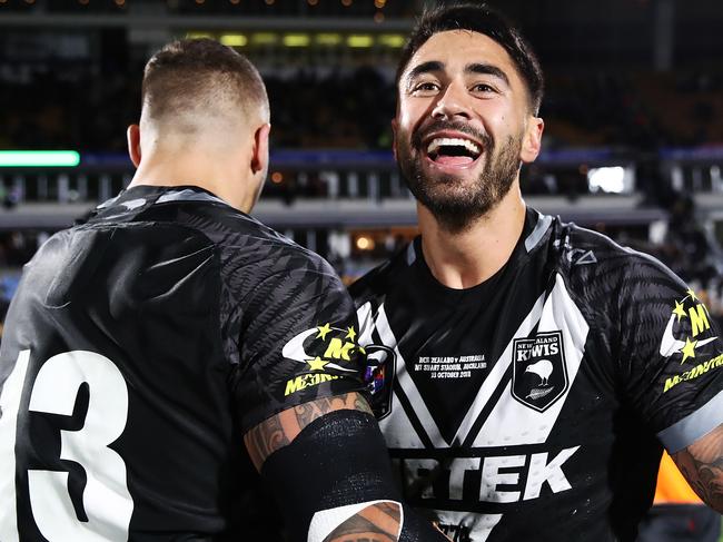 Shaun Johnson will kit up for the Kiwis one final time in the Pacific Championships. Picture: Hannah Peters/Getty Images