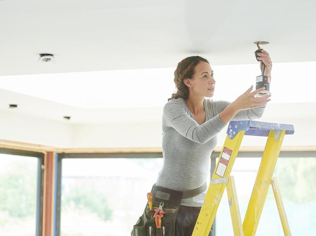 Tradespeople have been taught to abide by social distancing and hygiene regulations. Picture: iStock