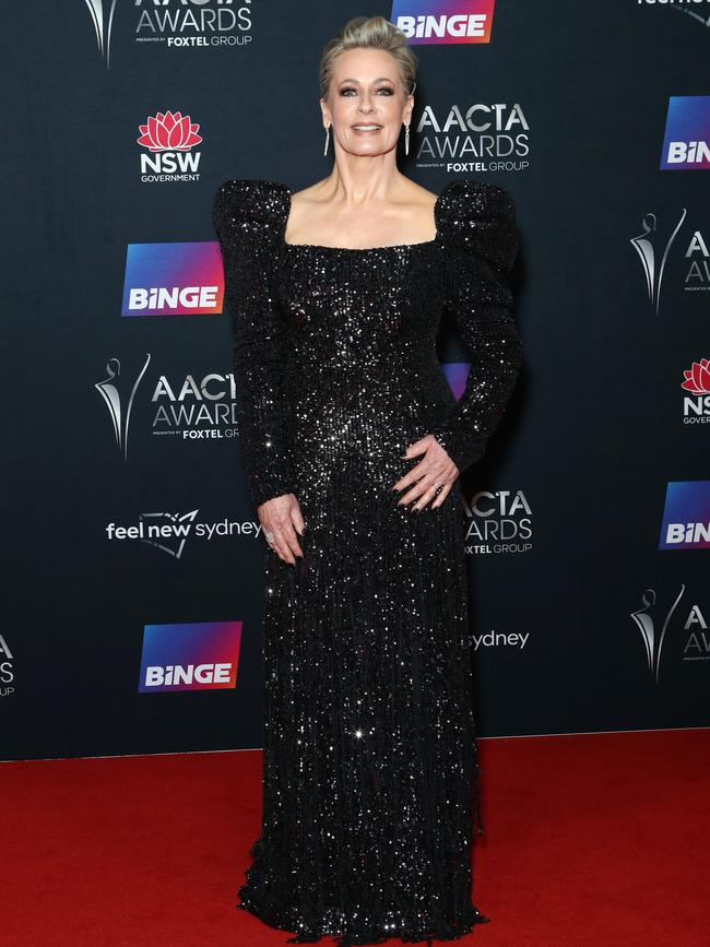 Amanda Keller at the 2022 AACTA Awards in Sydney. Picture: Matrix