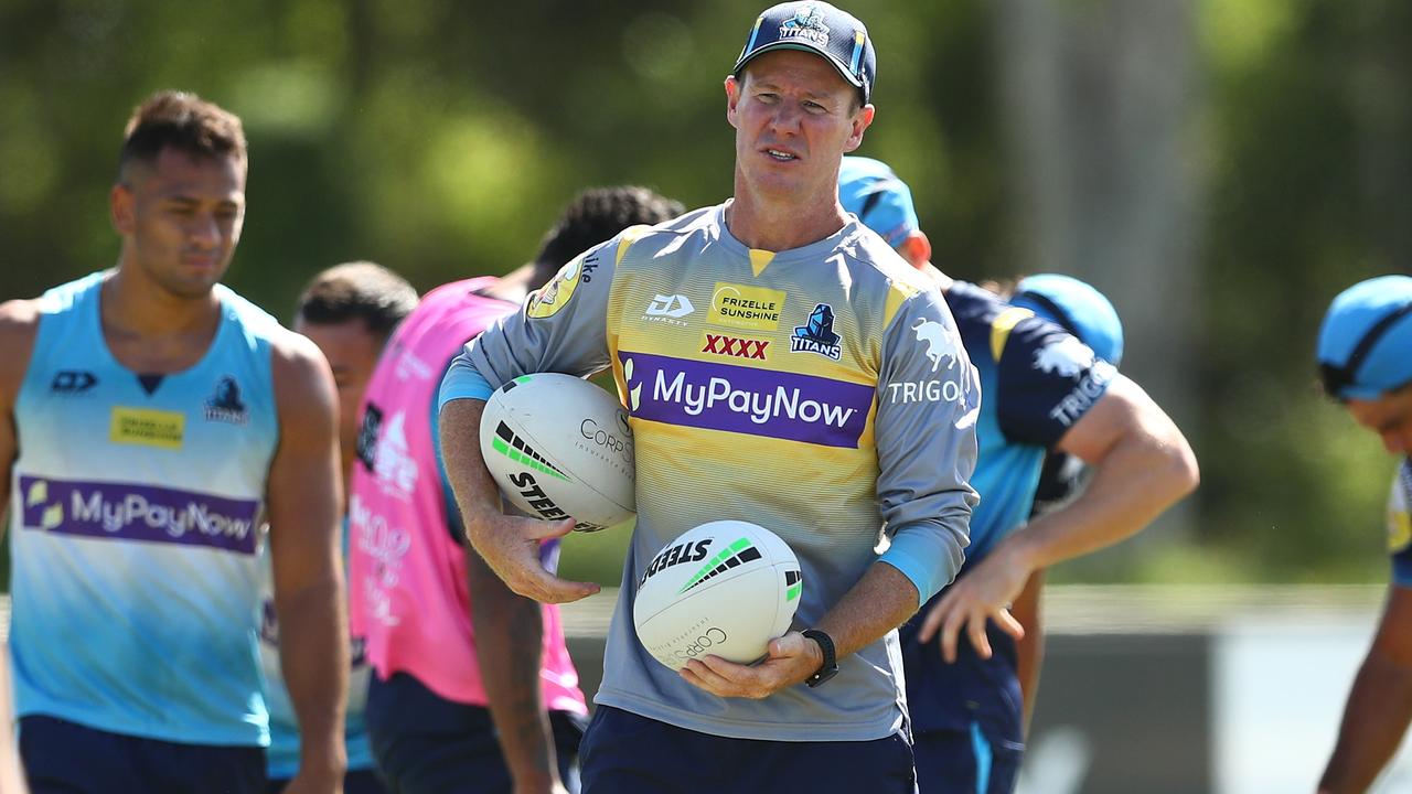 Titans coach Justin Holbrook starts the season under the pump. (Photo by Chris Hyde/Getty Images)