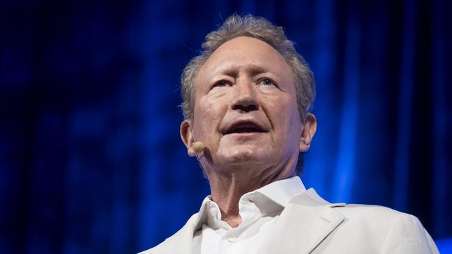 Andrew Forrest, Fortescue’s executive chair. Picture: Matt Jelonek/Getty Images