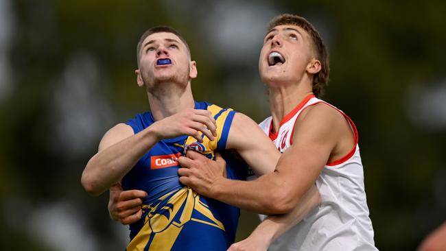 Lucas Impey in action. Picture: Morgan Hancock/AFL Photos