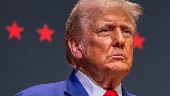 Mr Luntz says the problem is “fixable” for Donald Trump – but he will need to focus on some key issues instead of obsessing about minutiae like the relative size of the candidates’ crowds. Picture: Grant Baldwin/Getty Images via AFP