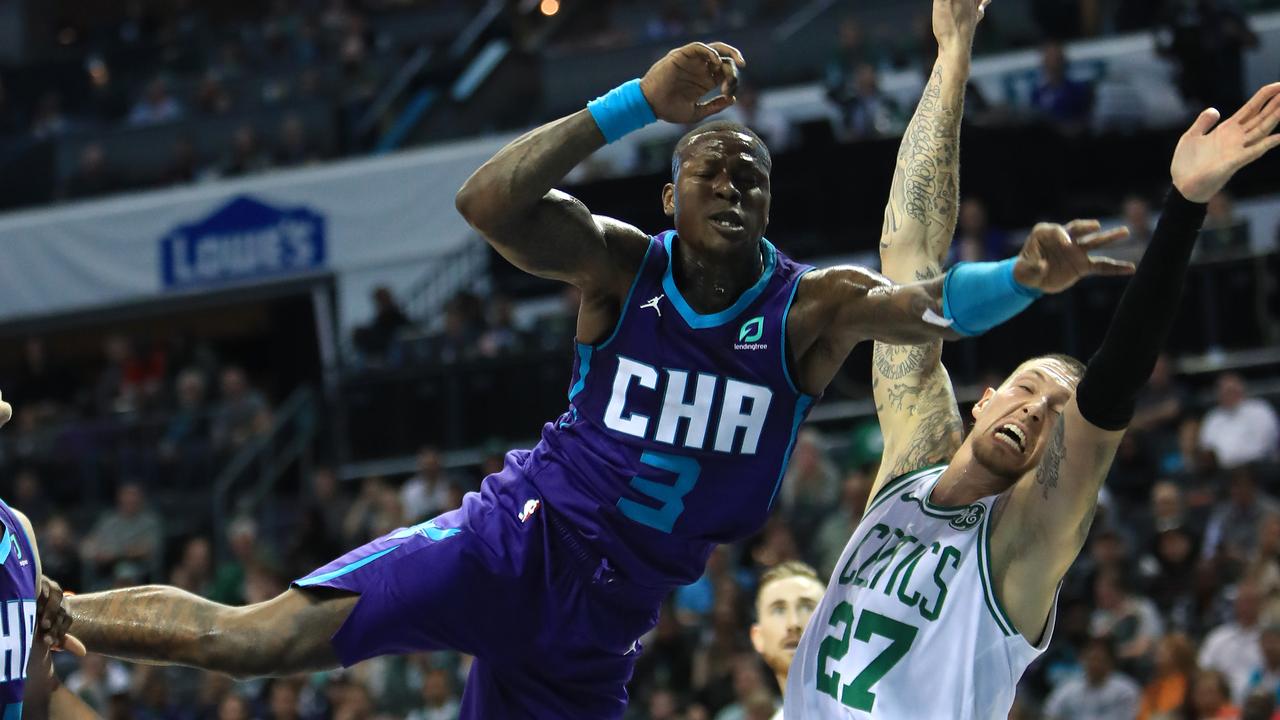 Terry Rozier continues to flop for the Hornets.
