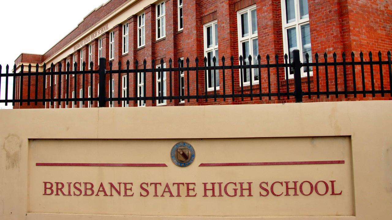 Brisbane State High School is not considered a selective school because it offers catchment and out-of-catchment places. File picture: David Clark