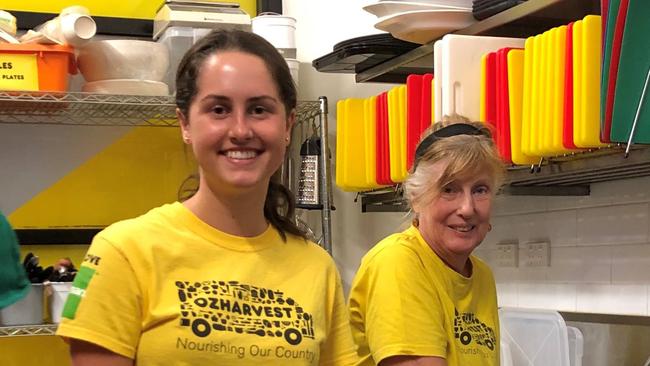 OzHarvest volunteers who were among the beneficiaries of the last round of QCF funding for charities.