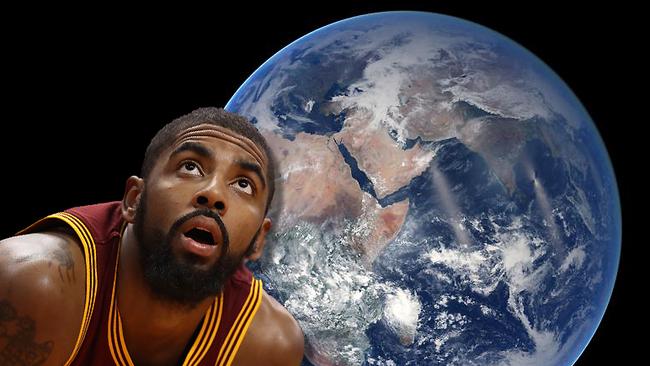 Kyrie Irving believes the Earth is flat. No joke.
