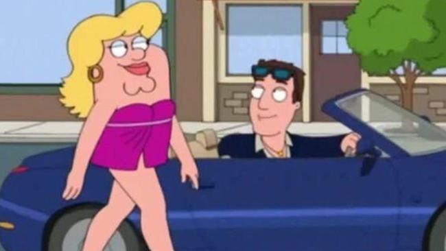 Moretz was likened to this Family Guy character in a cruel meme.