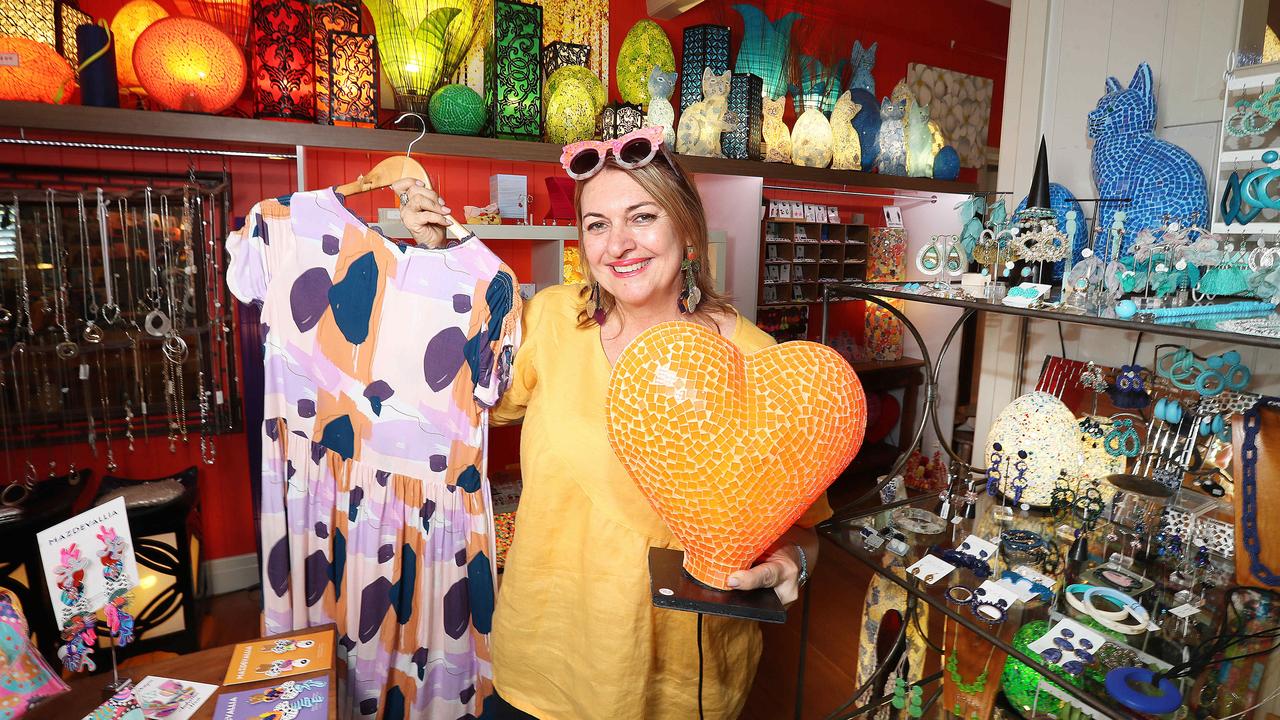 Thousand Island Dressing owner Leanne DeMartini in her Paddington store. Picture: Annette Dew