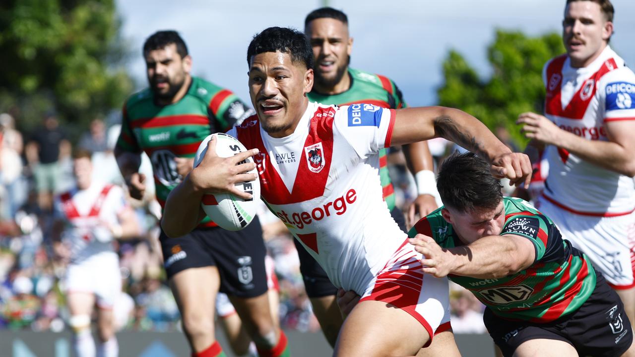 Amone now faces an uncertain future in rugby league. Picture: Brendan Radke