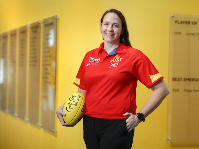 Gold Coast Suns footy manager Fiona McLarty.