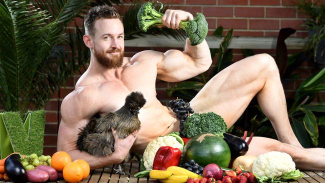 Body builder Sam Mussared will be a guest speaker at the Vegan Festival Adelaide. Picture: Tricia Watkinson