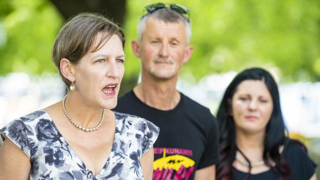 Greens leader Cassy O’Connor called the legislation a “dog of a Bill”. Picture: RICHARD JUPE