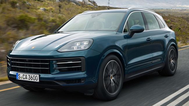 Porsche has opted not to develop an all-new petrol Cayenne SUV. Picture: Supplied.