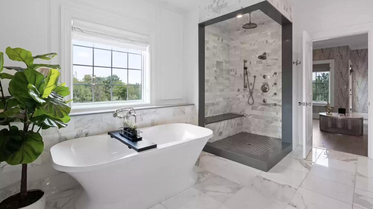 The main bathroom with large soaking bath. Picture: Realtor