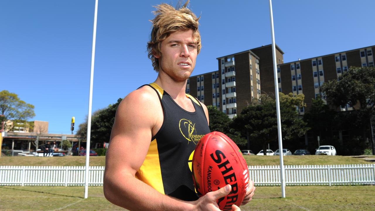 Dane Rampe did the hard yards in the VFL and AFL Sydney competitions before the Swans drafted him at the end of 2012.