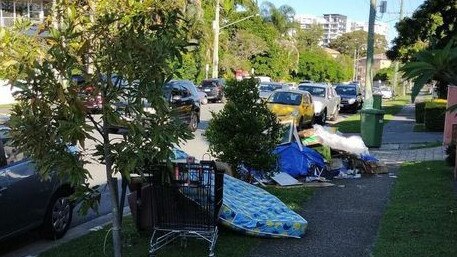 Photos of garbage left outside a Biggera Waters home due to a Gold Coast illegal dumping spot. Photo: Supplied