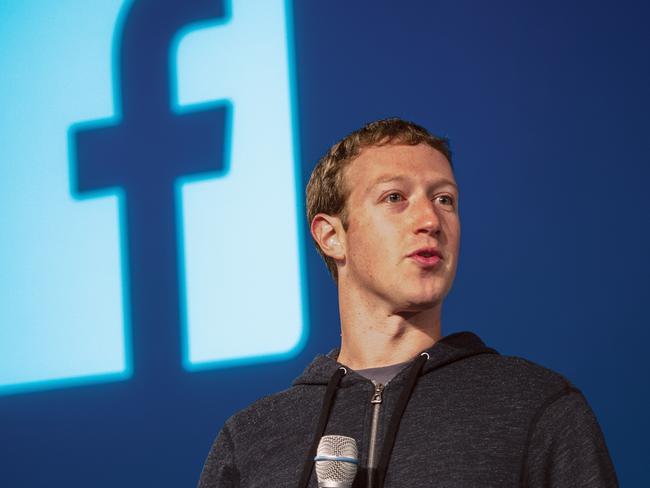 Mark Zuckerberg, chief executive officer and founder of Facebook Inc., speaks during an event at the company's headquarters in Menlo Park, California, U.S., on Thursday, March 7, 2013. Zuckerberg discussed the social-network  site's upgraded News Feed which includes bigger photos, information sorted into topics and a more consistent design across devices. Photographer: David Paul Morris/Bloomberg via Getty Images