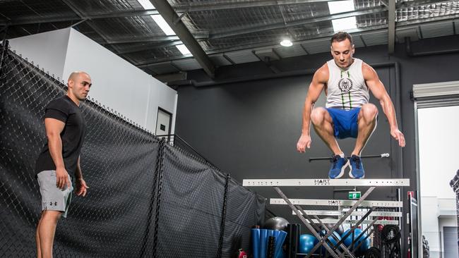 Ricky training at Nex Level Fitness in Rouse Hill.