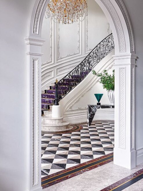 The interior of the Arvantis mansion. Picture: Vogue Australia