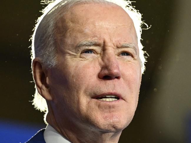 US President Joe Biden speaks about his plan to protect and strengthen Social Security and Medicare, as well as lower healthcare costs, at the University of Tampa in Tampa, Florida, on February 9, 2023. (Photo by Mandel NGAN / AFP)