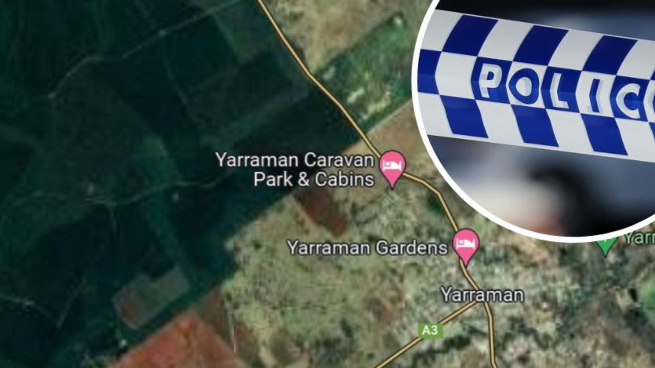 A siege is underway at Yarraman with police reportedly negotiating with a man who has doused himself in petrol, on Friday May 5, 2023.