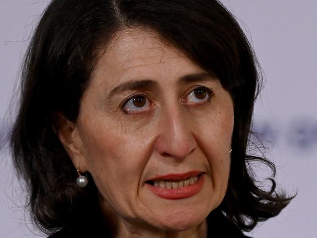 SYDNEY, AUSTRALIA - NewsWire Photos, SEPTEMBER, 30, 2021: NSW Premier Gladys Berejiklian speaks to the media during a COVID-19 press conference in Sydney. New South Wales has recorded 941 new locally transmitted coronavirus cases overnight. Picture: NCA NewsWire/Bianca De Marchi