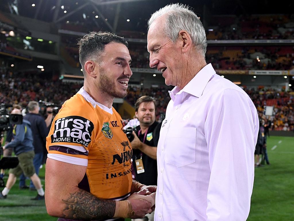 Darius Boyd and Wayne Bennett have a special relationship.