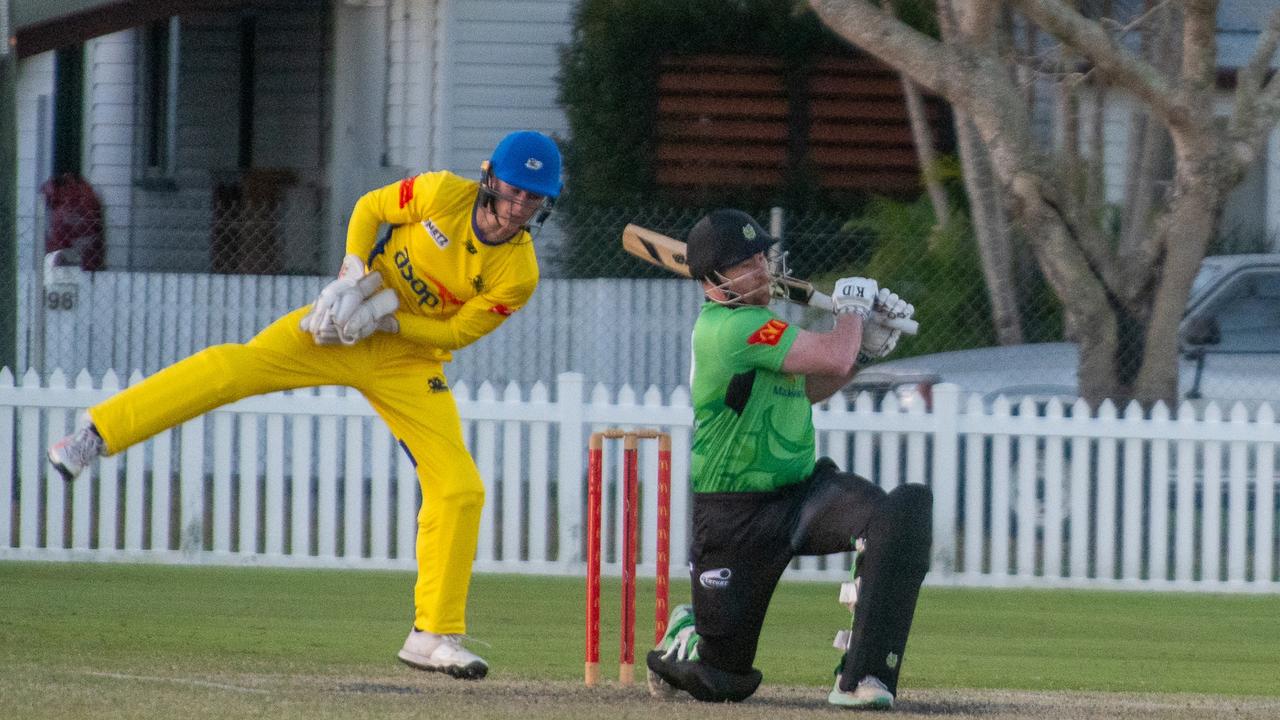 Sam Vassallo (batting) will skipper the Mackay-Whitsunday Nitros for the upcoming Bulls Masters Country Challenge. Picture: Michaela Harlow