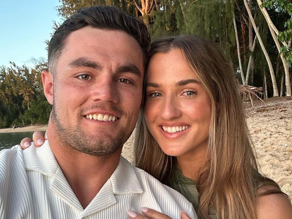 Kyle Flanagan got married to his partner Caity recently. Picture: Instagram