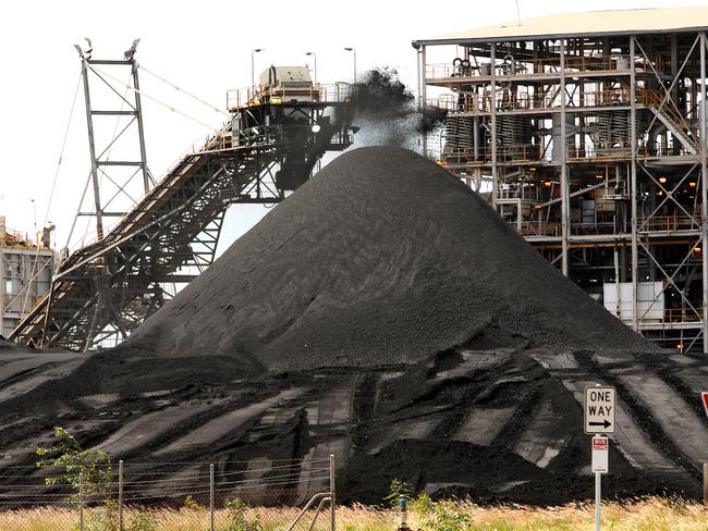 Norwich Park Mine, owned by BMA, still operating for a few weeks until the coal mine ceases production, south of Dysart, Queensland.