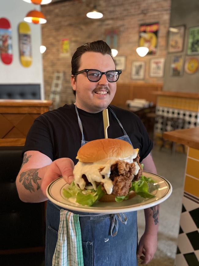 Head chef and co-owner Byron Taylor. Picture: Kaitlyn Smith