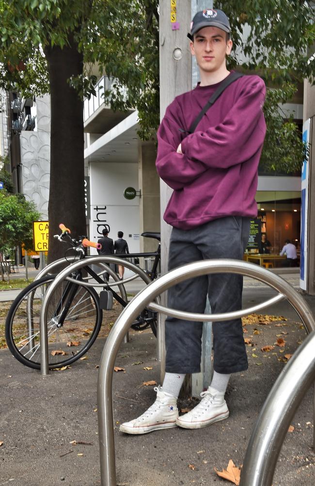 Joel Larter had his $1000 bike sold without his knowledge while browsing a Salvation Army outlet. Picture: Tony Gough