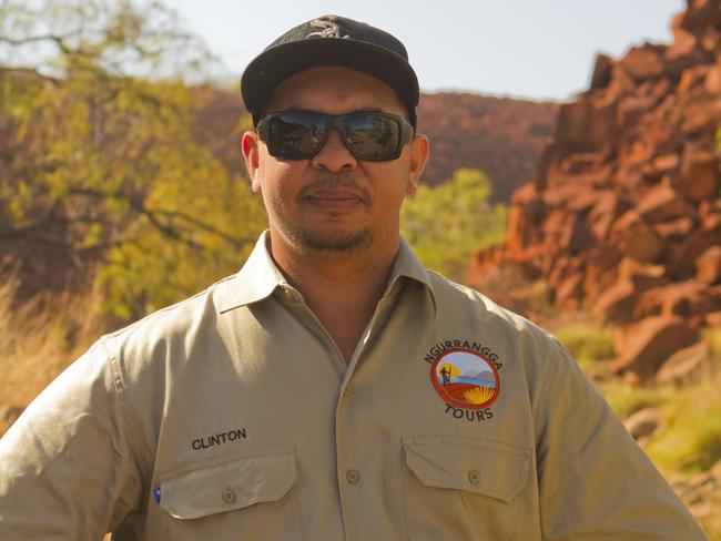 Clinton Walker of Ngurrangga Tours. Picture: Matthew Fallon