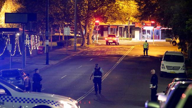 The driver, an elderly woman, was taken for mandatory tests. Picture: Bill Hearne