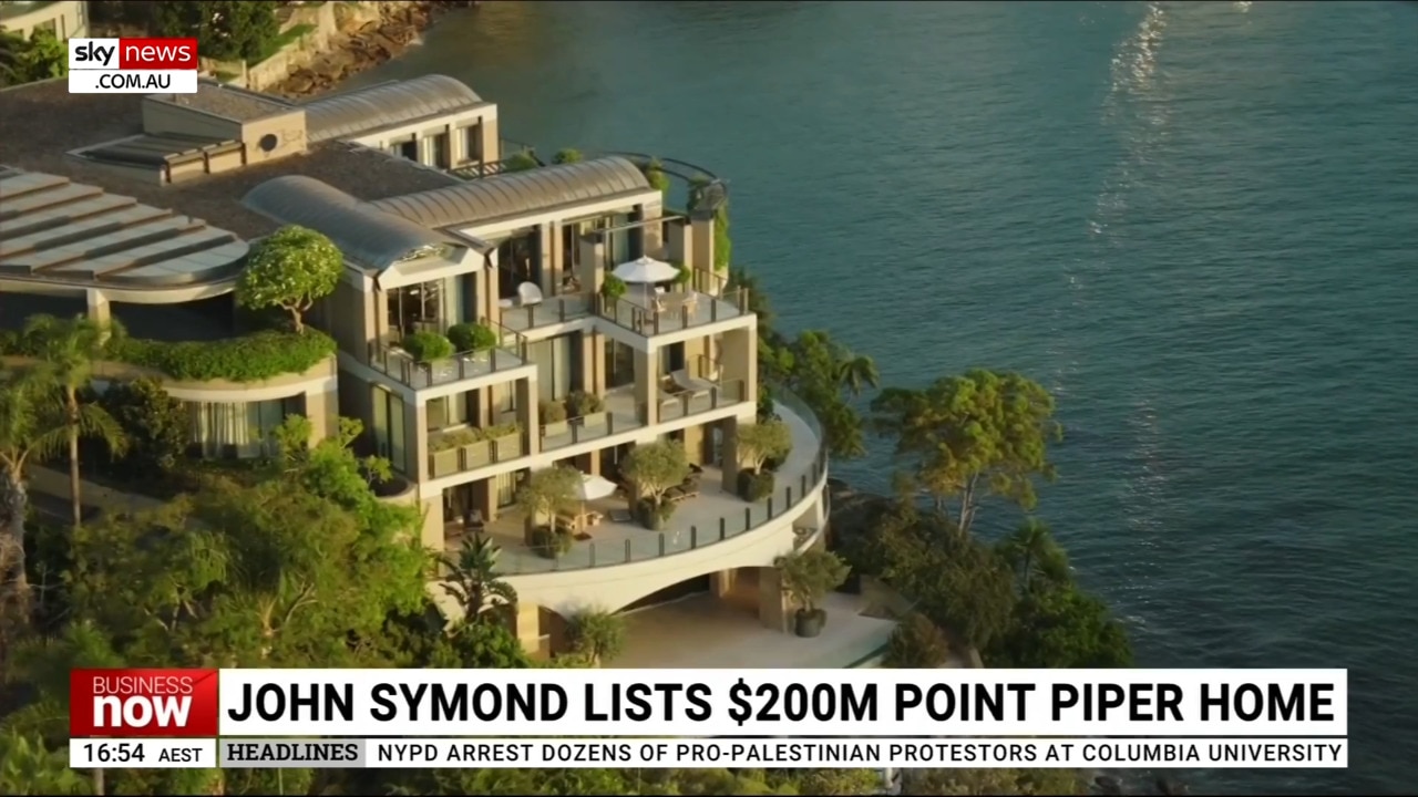 John Symond lists record-breaking $200 million Point Piper home