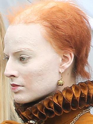 As Queen Elizabeth I: minus glowing skin and hair. Picture: Splash