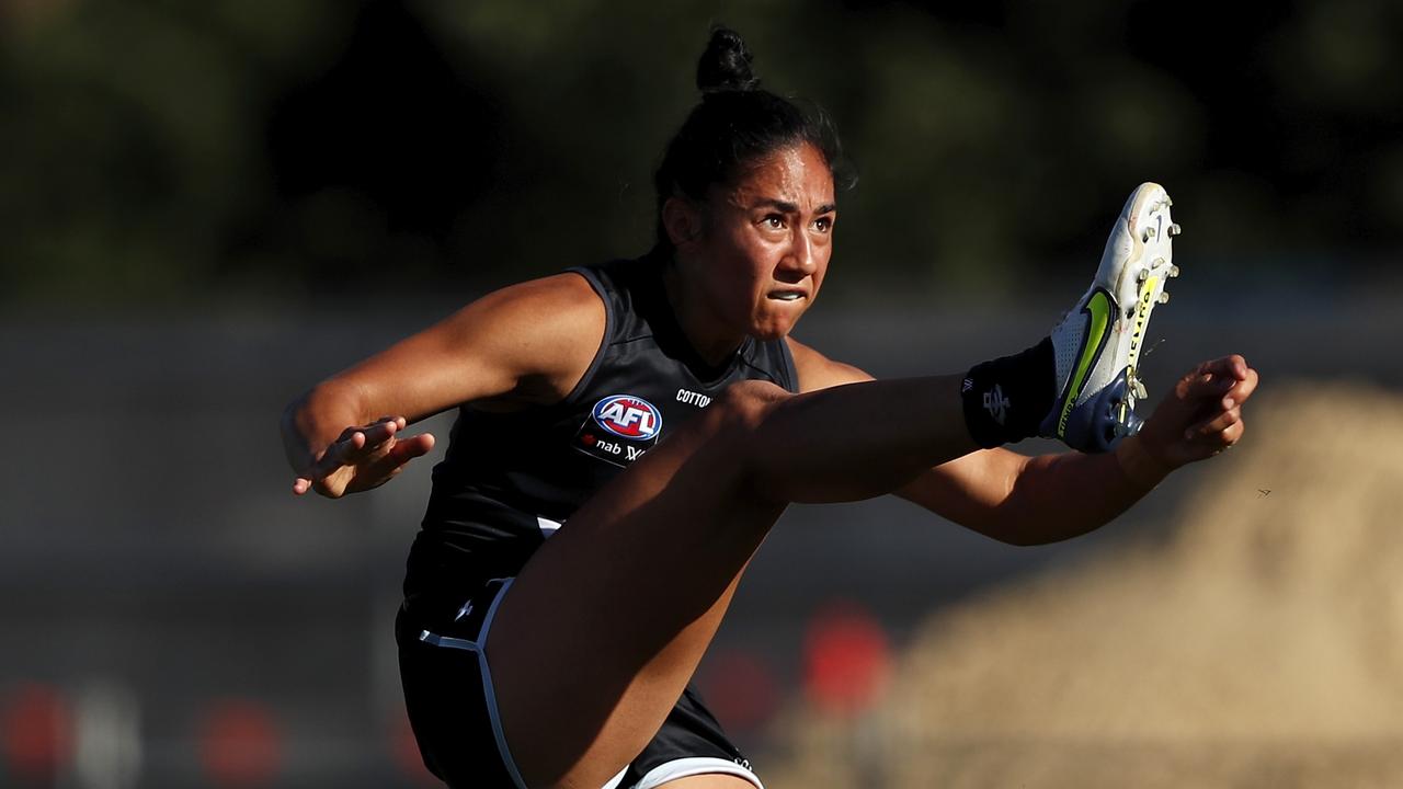 Darcy Vescio is one of the AFLW’s best-known players. Picture: Dylan Burns