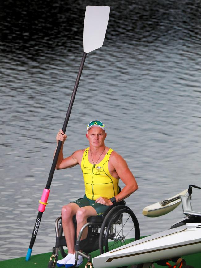 Paralympian Erik Horrie. Picture: AAP/Angelo Velardo