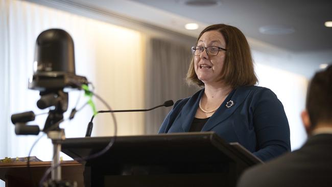 Commission of Inquiry, Counsel Assisting Rachel Ellyard delivered the opening address. Picture: Chris Kidd